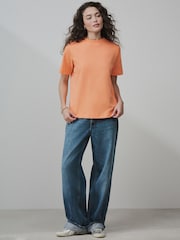 Orange Heavyweight Short Sleeve Crew Neck T-Shirt - Image 2 of 7
