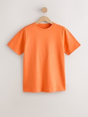 Orange Heavyweight Short Sleeve Crew Neck T-Shirt - Image 5 of 7
