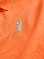 כתום - חולצת פולו עם שרוול שרוול קצר (3-16 שנים) - תמונה 4 מתוך 4