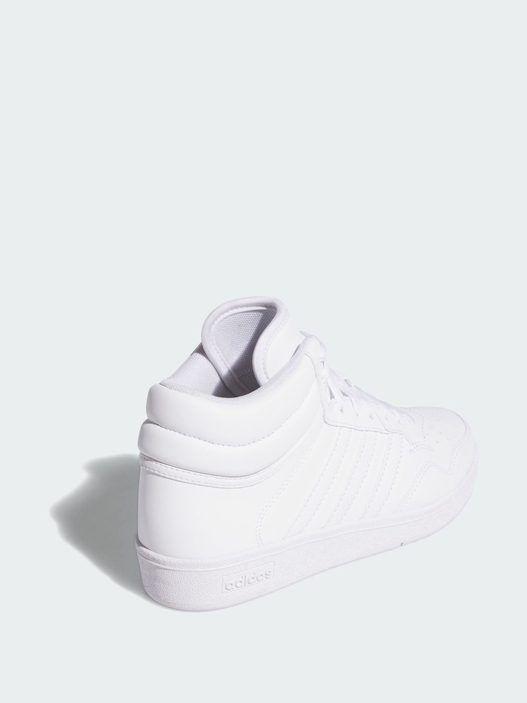 adidas White Hoops 4.0 Mid Shoes - Image 2 of 4