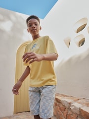 Yellow Waves Short Sleeve Graphic T-Shirt (3-16yrs) - Image 3 of 9