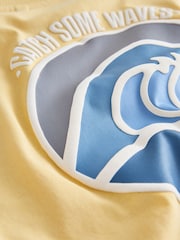 Yellow Waves Short Sleeve Graphic T-Shirt (3-16yrs) - Image 8 of 9