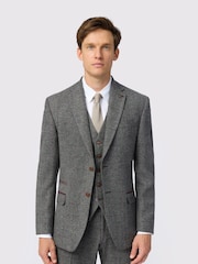 Antique Rogue Grey Jace Tweed Jacket - Image 1 of 5