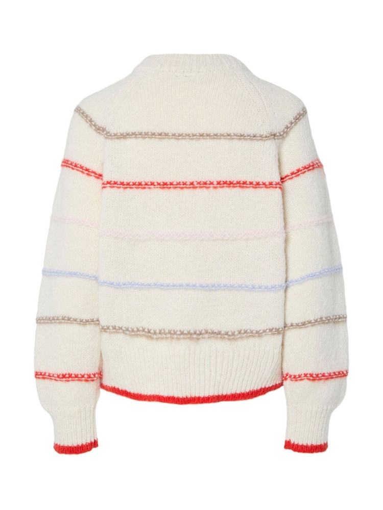 PIECES Grey Stripe Long Sleeve Jumper - Image 2 of 2 PIECES Grey Stripe Long Sleeve Jumper - Image 2 of 2
