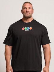 BadRhino Big & Tall Black Dice T-Shirt - Image 1 of 6