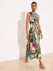 Lipsy Midikleid aus bedrucktem Jersey mit tief angesetzter Taille - Bild 4 von 5