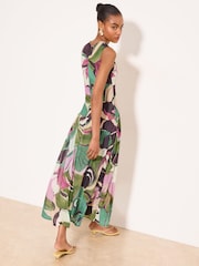 Lipsy Midikleid aus bedrucktem Jersey mit tief angesetzter Taille - Bild 5 von 5