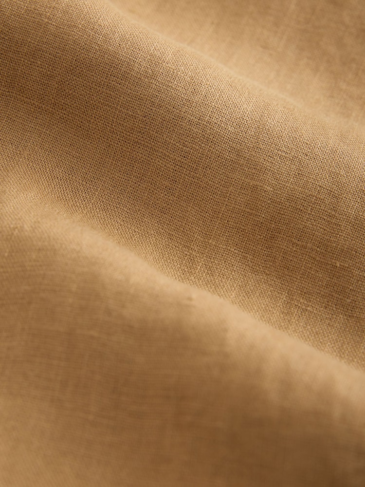 Neutral Regular Fit 100% Linen Signature Short Sleeve Shirt - Image 7 of 7 Neutral Regular Fit 100% Linen Signature Short Sleeve Shirt - Image 7 of 7