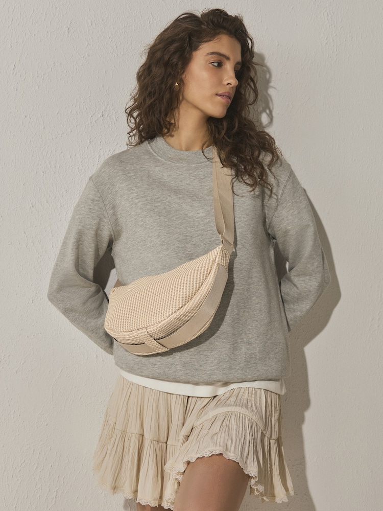 Natural Sling Cross Body Bag - Image 1 of 8
