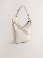 Bone Hardware Detail Bucket Bag - Image 1 of 9