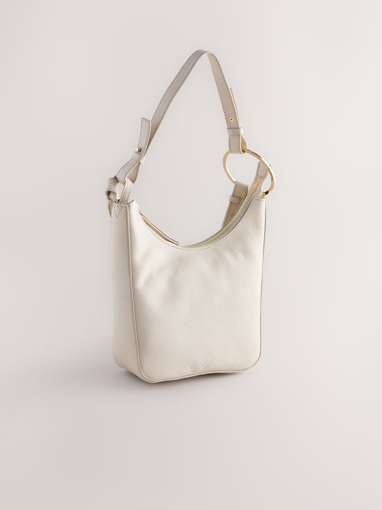 Bone Hardware Detail Bucket Bag - Image 2 of 9 Bone Hardware Detail Bucket Bag - Image 2 of 9