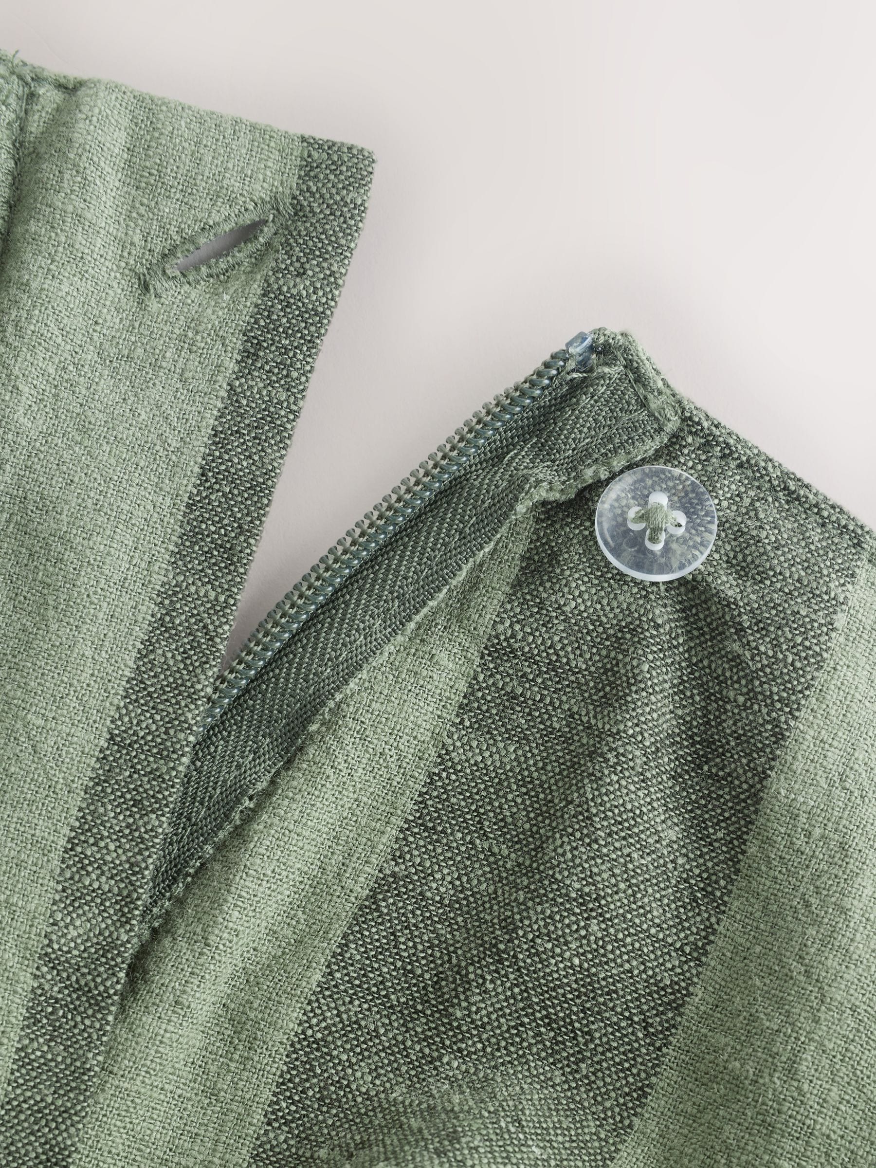 Buy Khaki Green Stripe Drop Waist Linen Blend Maxi Skirt from Next USA