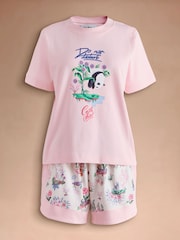 Cath Kidston Cotton Panda Print Pyjama Set - Imaginea 1 din 3
