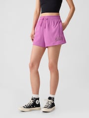 Gap Purple Pull On Logo Shorts - Image 1 of 5