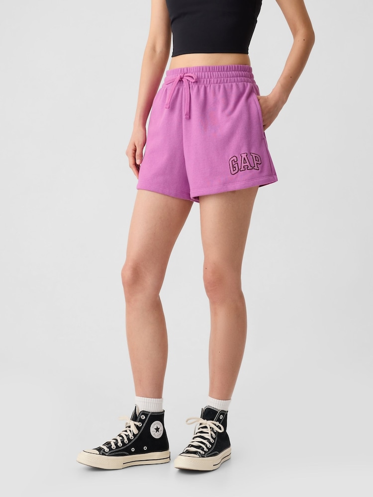 Gap Purple Pull On Logo Shorts - Image 1 of 5