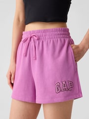 Gap Purple Pull On Logo Shorts - Image 4 of 5