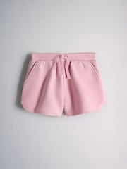 The Set 2 Pack Jersey Funnel Neck Zip Through Cropped Jacket and Shorts Pink/Blue - Image 6 of 7