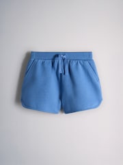 The Set 2 Pack Jersey Funnel Neck Zip Through Cropped Jacket and Shorts Pink/Blue - Image 8 of 12
