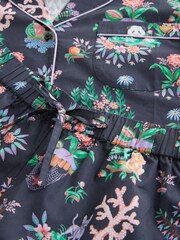 Cath Kidston Black Island Print Short Sleeve Pyjamas Set - Image 7 of 8