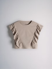 The Set 4 Pack Ruffle Jersey T-Shirts - Image 4 of 7