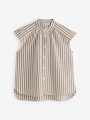 Emme by Marella Brown Sleeveless Shirt - Image 1 of 1