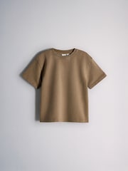 The Set 2 Pack Jersey Cotton Washed Oversized T-Shirt and Shorts Set Pink/Brown - Image 5 of 7
