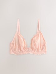 Bənövşəyi/Şaftalı/Mavi - DD+ Krujeva Bras 3 Paketi - 7şəkildən 4 şəkil