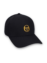 Sergio Tacchini Black Marz Classic 6 Panel Strapback Cap - Image 1 of 4