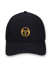 Sergio Tacchini Black Marz Classic 6 Panel Strapback Cap - Image 2 of 4