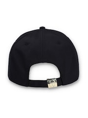 Sergio Tacchini Black Marz Classic 6 Panel Strapback Cap - Image 3 of 4