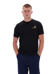 Sergio Tacchini Black Felton T-Shirt - Image 1 of 8