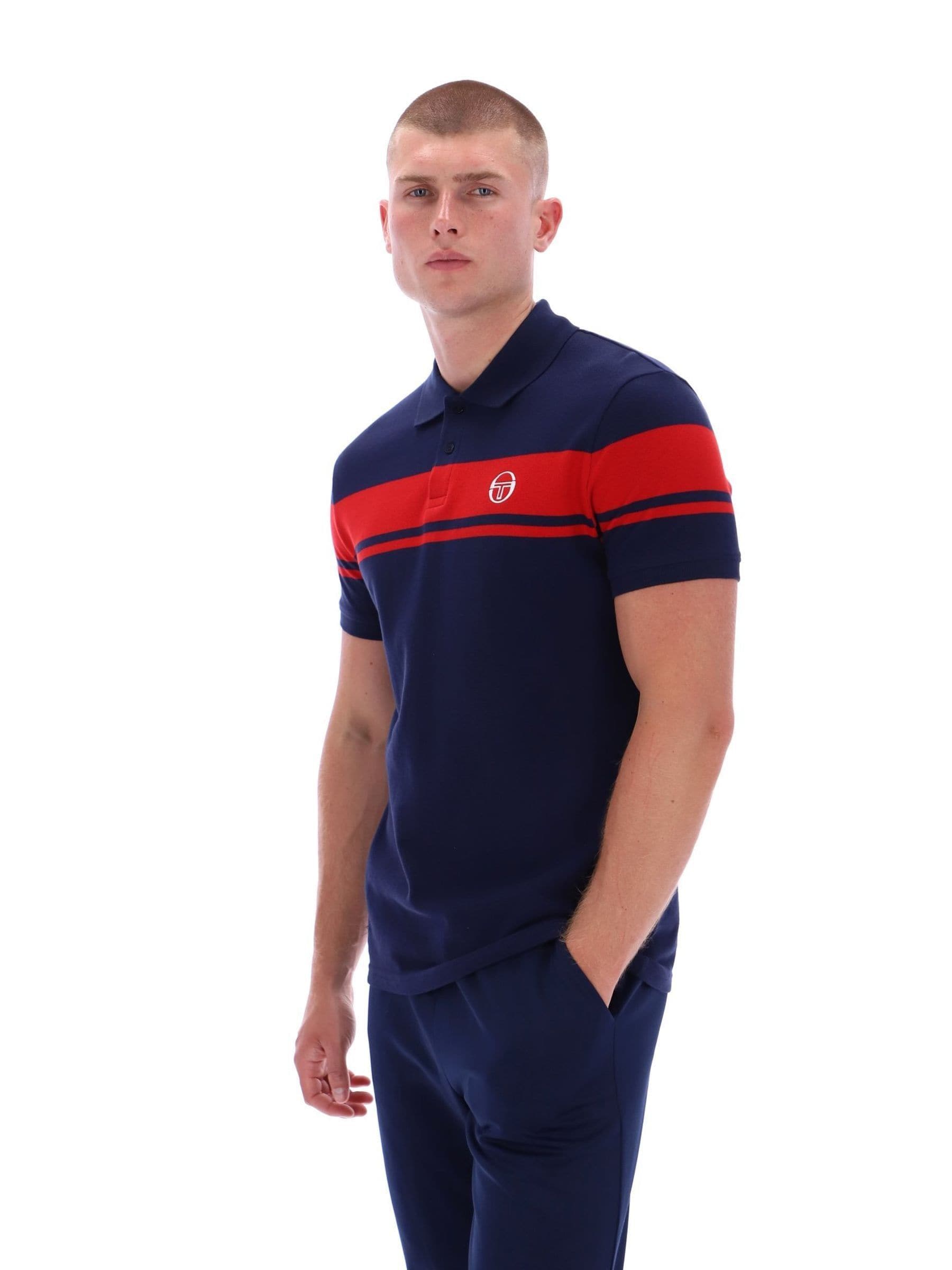 Buy Sergio Tacchini Blue Young Line Polo Shirt from Next USA