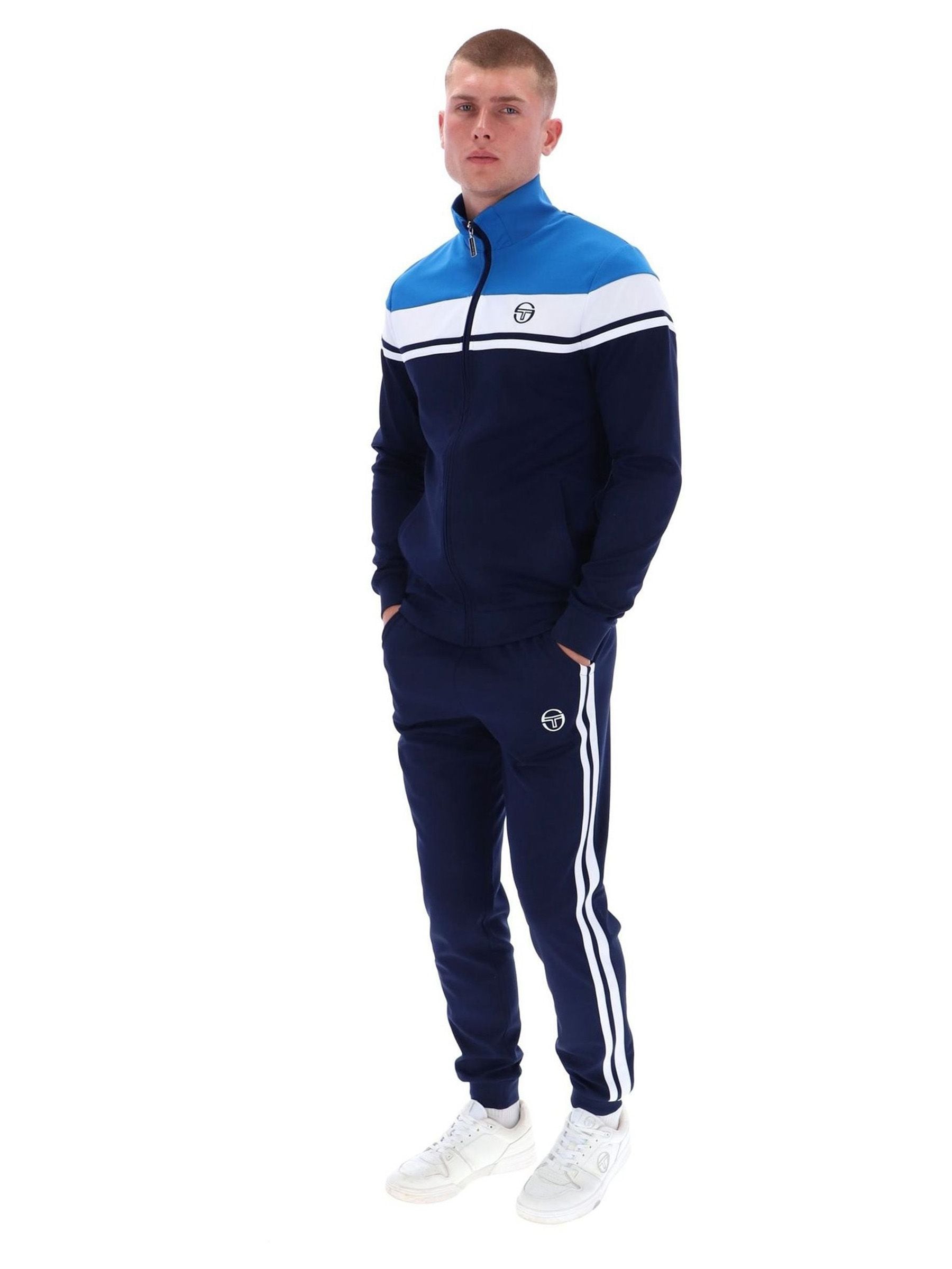 Buy Sergio Tacchini Aqua Blue Damarindo Track Top from Next South