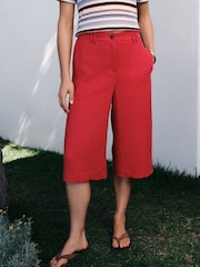 Red Smart Knee Length Shorts - Image 2 of 7