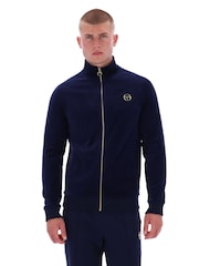 Sergio Tacchini Blue Court TT  Velour Track Top - Image 3 of 8