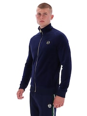 Sergio Tacchini Blue Court TT  Velour Track Top - Image 4 of 8