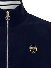 Sergio Tacchini Blue Court TT  Velour Track Top - Image 7 of 8