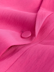 Pink Asymmetric Longline Waistcoat - Image 3 of 3