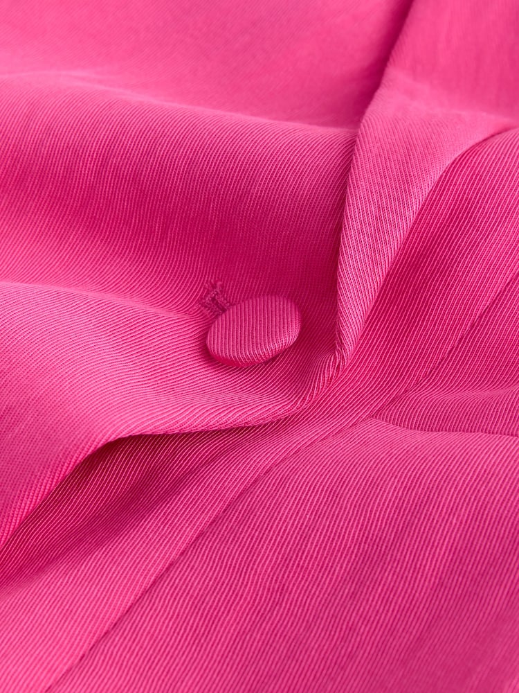 Pink Asymmetric Longline Waistcoat - Image 3 of 3 Pink Asymmetric Longline Waistcoat - Image 3 of 3