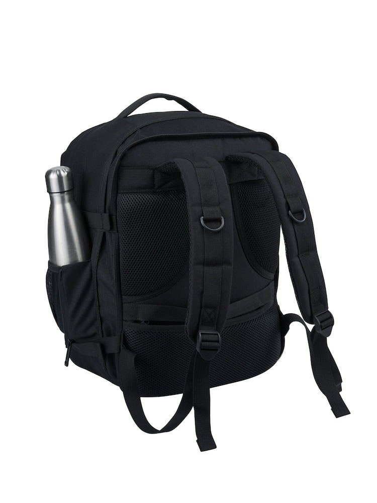 Schwarz - Cabin Max Metz 18-24L Expandable Underseat Backpack - Bild 2 von 5