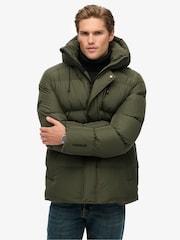 Superdry Hooded Five Baffle Sports Puffer Jacket - Imagem 2 de 8
