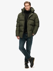 Superdry Hooded Five Baffle Sports Puffer Jacket - Imagem 4 de 8