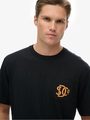 Superdry Black The Merchant Store - Graphic T-Shirt - Image 4 of 5