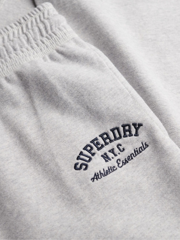 Superdry Grey Athletic Embroidered Flare Joggers - Image 8 of 8 Superdry Grey Athletic Embroidered Flare Joggers - Image 8 of 8