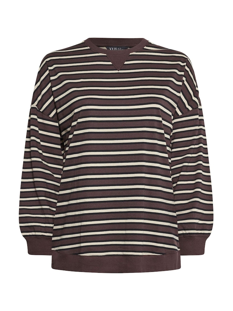 Yours Curve Brown Oversized Balloon Top - Image 5 of 5
