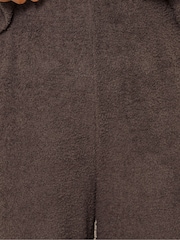 Yours Curve Brown Chenille Wide Leg Joggers - Image 5 of 5