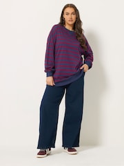 Yours Curve Red Oversized Balloon Top - Image 2 of 5