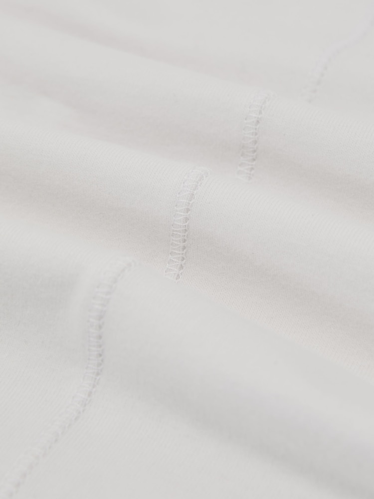 Reiss White Ellie Stretch-Cotton Boat-Neck Top - Image 6 of 6 Reiss White Ellie Stretch-Cotton Boat-Neck Top - Image 6 of 6