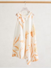 Reiss Multi Stella 9-13 yrs Floral-Print Drape Shift Dress - Image 2 of 3