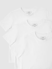 Reiss White Bless 3 Pack T-Shirts - Image 1 of 3